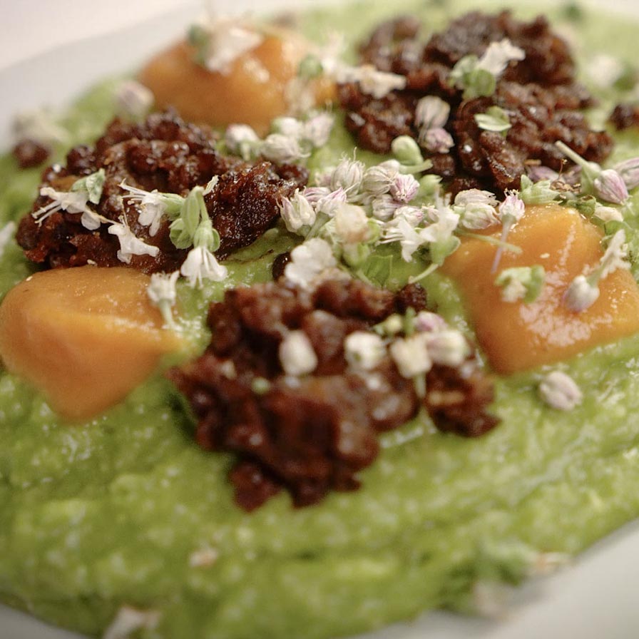 Mark Tarbell Avocado Polenta