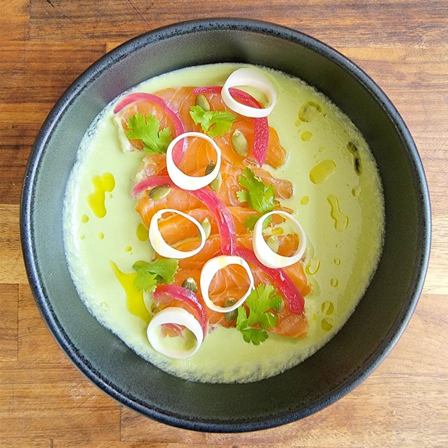 Salmon Crudo with Herradura
