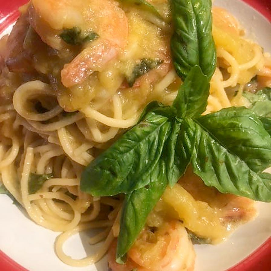 Lidia Bastianich - Sunny Basil Mariana Sauce with Spaghetti