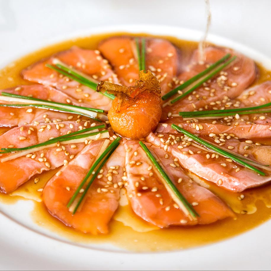 Nobu Matsuhisa - New Style Salmon Sashimi